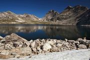 Bewmark Lake Reflections. Photo by Dave Bell.