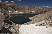 Kagevah Lake From The Glacier. Photo by Dave Bell.