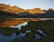 Sunset Reflection In Tarn. Photo by Dave Bell.