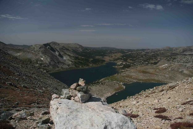 Middle Fork Lake From Kagevah Pass. Photo by Dave Bell.