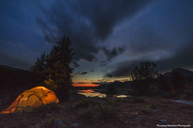 Early Evening At Camp. Photo by Dave Bell.