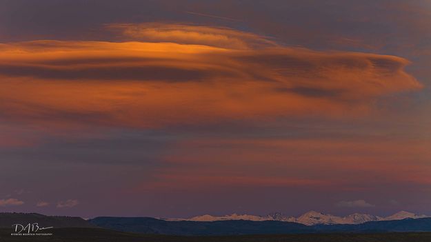 Sunset Cloud Light. Photo by Dave Bell.