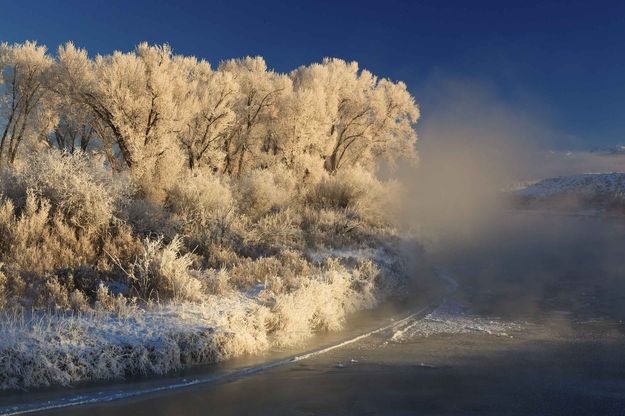 Steamy At Minus 20F. Photo by Dave Bell.