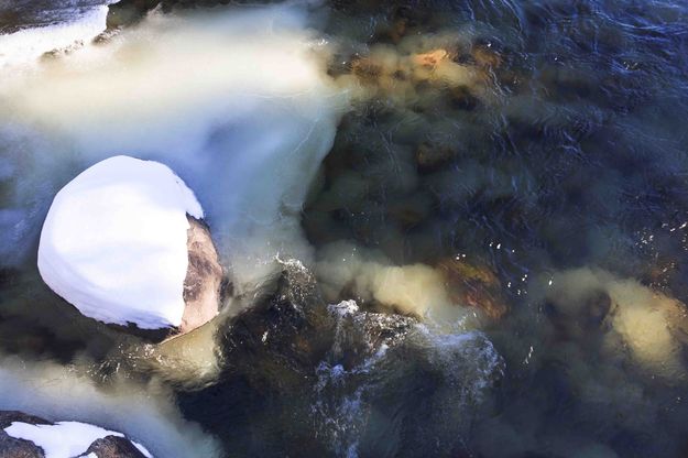 Boulder Creek Frozen Slush Balls. Photo by Dave Bell.