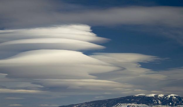 Elk Mountain Lenticular Clouds. Photo by Dave Bell.