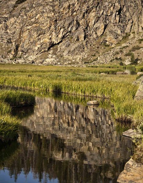 Cliff Reflections. Photo by Dave Bell.