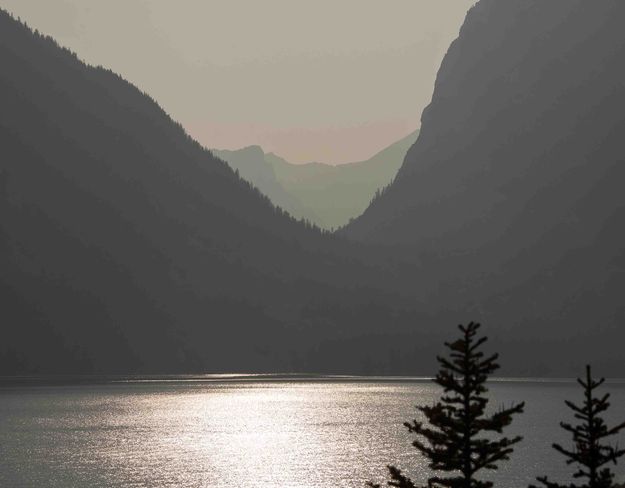 Smoky Cascade Canyon And Jenny Lake. Photo by Dave Bell.