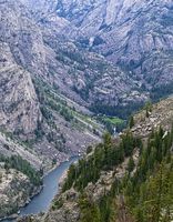 Gorge Lake From Sacred Rim. Photo by Dave Bell.