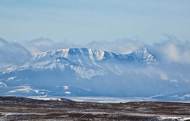 Wind Blown Triple Peak. Photo by Dave Bell.