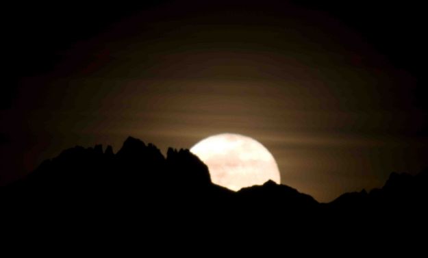 Three Quarters Over Mt. Bonneville. Photo by Dave Bell.