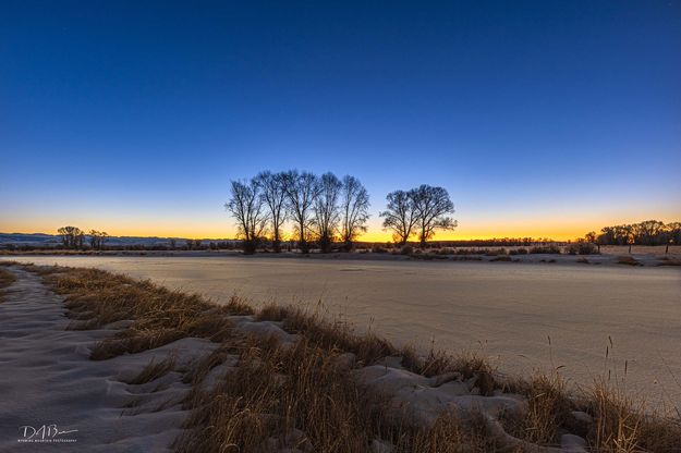 Cold Clear Wyoming Winter Sky. Photo by Dave Bell.