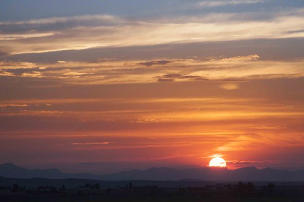 Saturday Intense Sunset. Photo by Dave Bell.