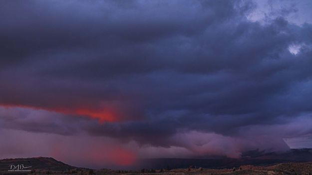 Wicked Sunset Cloud. Photo by Dave Bell.