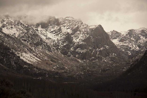 Stormy New Fork Canyon. Photo by Dave Bell.