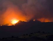 Fire On Pine Mountain. Photo by Dave Bell.