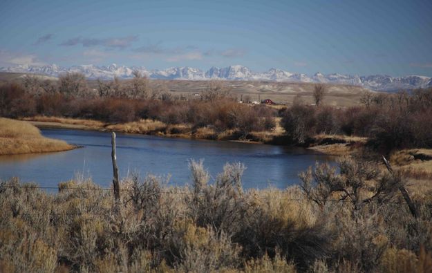 New Fork River and Wind River Mountains. Photo by Dave Bell.