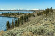 New Fork Lake To The Wyoming Range. Photo by Dave Bell.