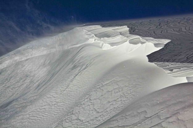 Drifting Snow Patterns. Photo by Dave Bell.