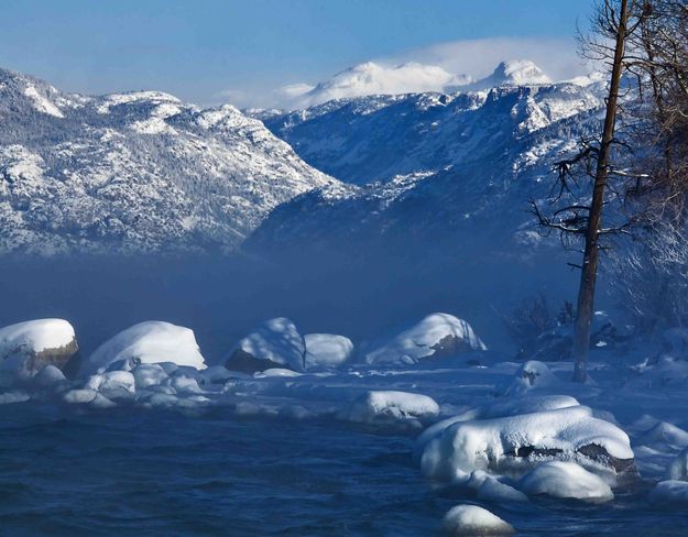 Frigid Waters. Photo by Dave Bell.