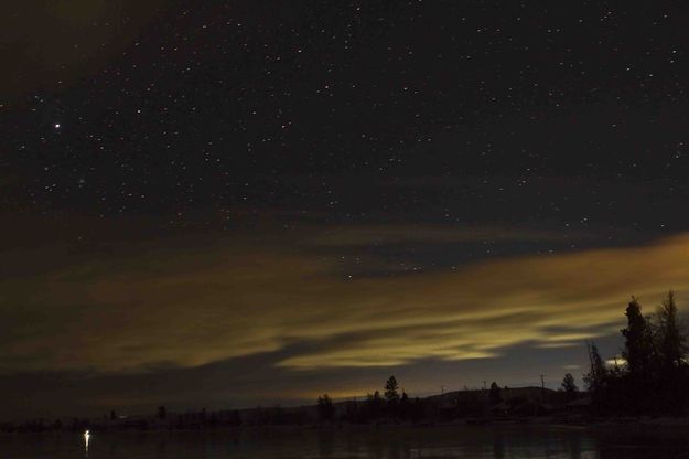 South End Fremont Lake Starry Night. Photo by Dave Bell.