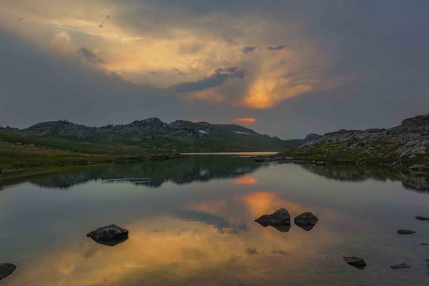 Firesmoke Sunset. Photo by Dave Bell.