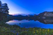 Late Twilight At Trapper Lake. Photo by Dave Bell.