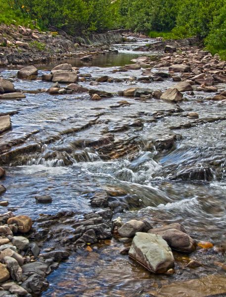 Easy Flowing Horse Creek. Photo by Dave Bell.