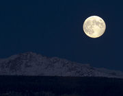 Full Moon Rising. Photo by Dave Bell.