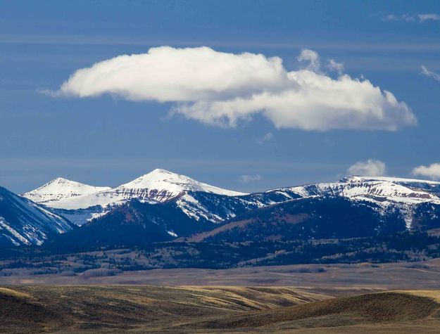 Wyoming Peak-Right Summit (from the east). Photo by Dave Bell.