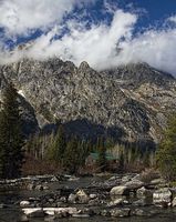 Kimmell Cabin At Jenny Lake Outlet. Photo by Dave Bell.