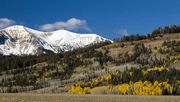 Some Lingering Color And Triple Peak. Photo by Dave Bell.