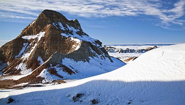 Badland Mound. Photo by Dave Bell.