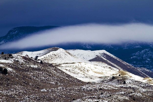 Foggy Wisp Over Fremont Ridge. Photo by Dave Bell.