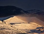 Fremont Ridge Snow Plume. Photo by Dave Bell.