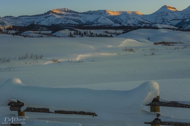 Gros Ventre First Light. Photo by Dave Bell.