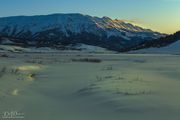 First Light On The Sawtooth. Photo by Dave Bell.