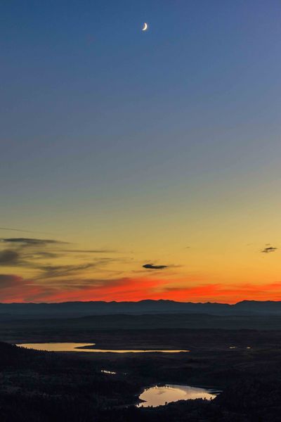 Waxing Crescent. Photo by Dave Bell.