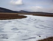 Frozen Green River. Photo by Dave Bell.