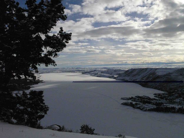 Cloud Shadows On Fremont Lake. Photo by Dave Bell.