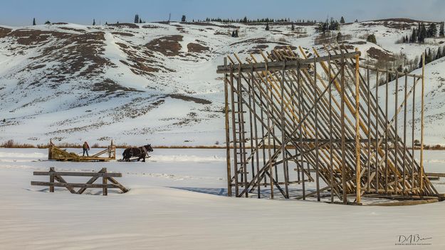 Sleigh And Beaver Slide. Photo by Dave Bell.