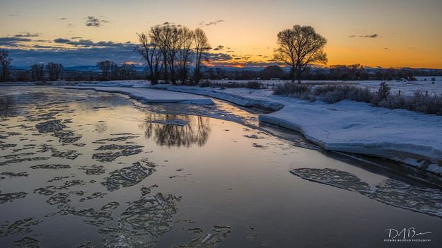 Icy River. Photo by Dave Bell.