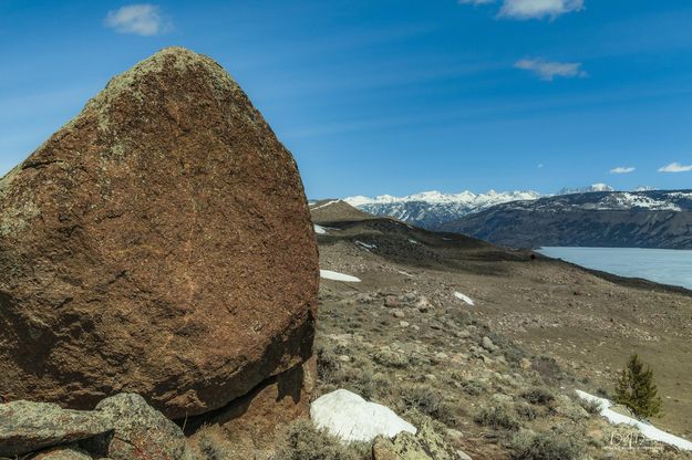 Huge Erratic Boulder. Photo by Dave Bell.