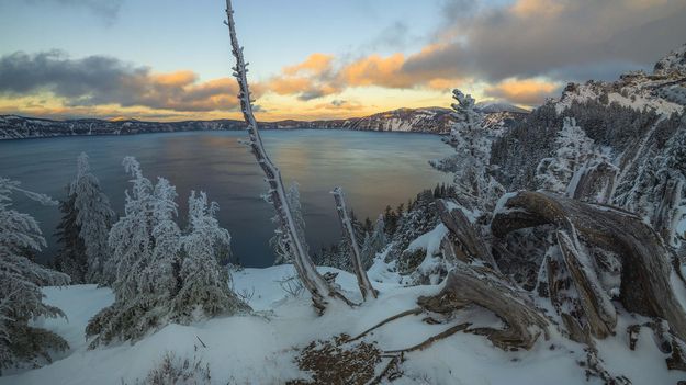 Crater Lake Sunset. Photo by Dave Bell.