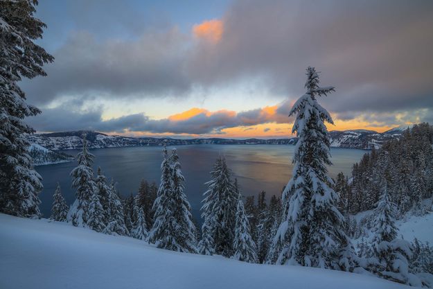 Crater Lake Sunset. Photo by Dave Bell.