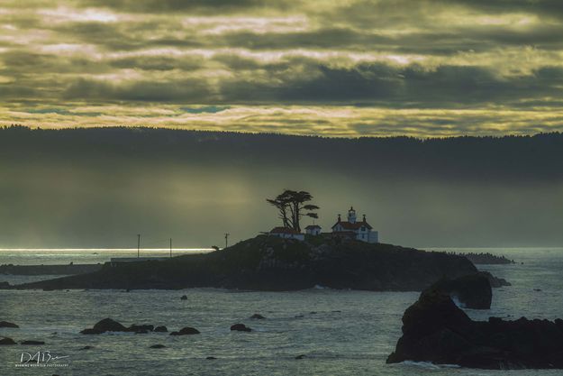 Hazy Morning At Battery Point. Photo by Dave Bell.