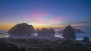 Pistol Beach Sea Stacks. Photo by Dave Bell.