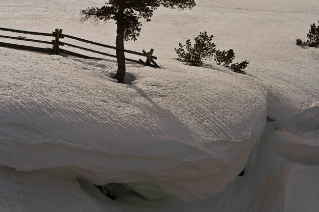 Gigantic Cornice. Photo by Dave Bell.