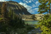 Brewster Lake And Triangle Peak. Photo by Dave Bell.