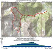 Trail Map-August 18, 2012. Photo by Dave Bell.