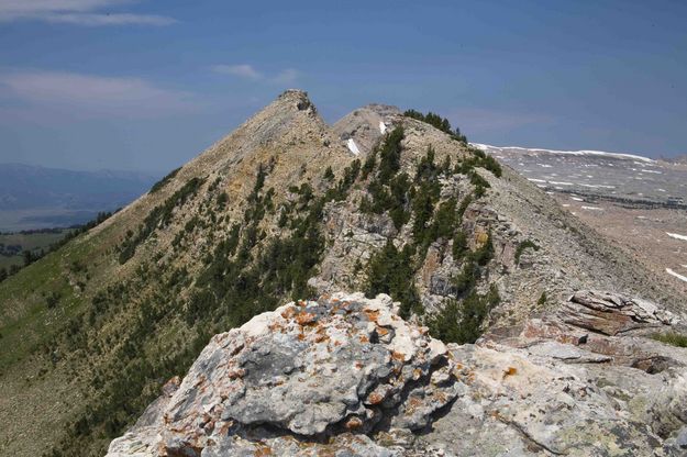 Portion Of Sawtooth With Tosi Peak. Photo by Dave Bell.